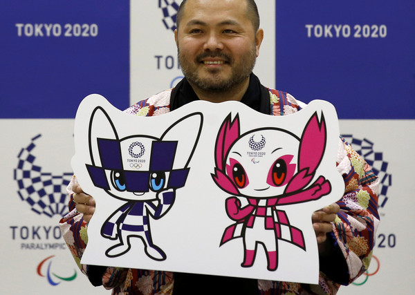 ▲▼2020年東京奧運吉祥物（左）和殘奧會吉祥物（右）。（圖／路透社）