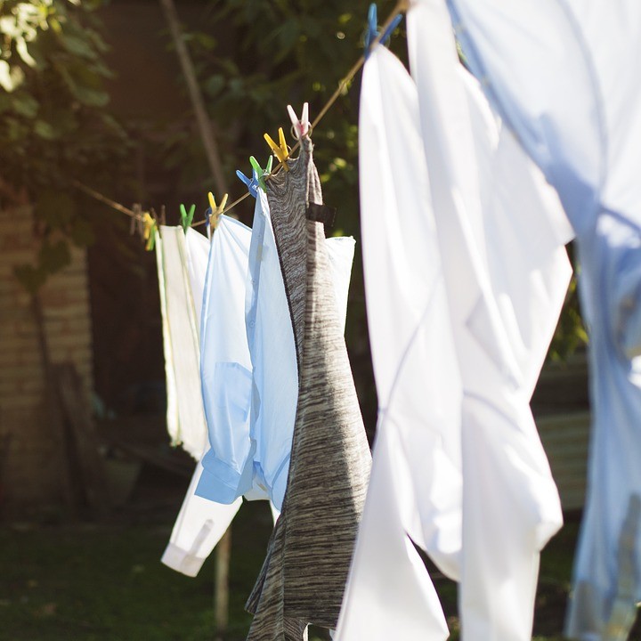 ▲曬衣,晾衣,洗衣,生活。（圖／pixabay）