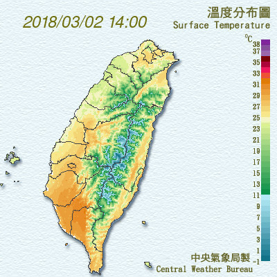 ▲▼ 大暖後轉冷!「冷氣團伴雨」下周報到 北台灣變天再探11度。(圖/中央氣象局)
