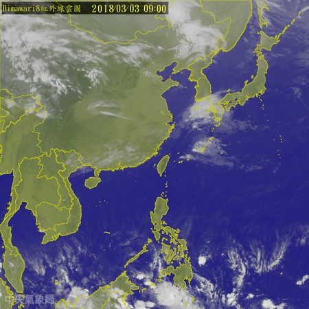 ▲▼今天氣溫再上升,但西半部日夜溫差大。(圖/翻攝自氣象局)