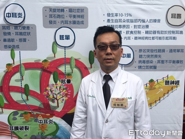 ▲聽力檢查,和旭爵。(圖/記者嚴云岑攝)