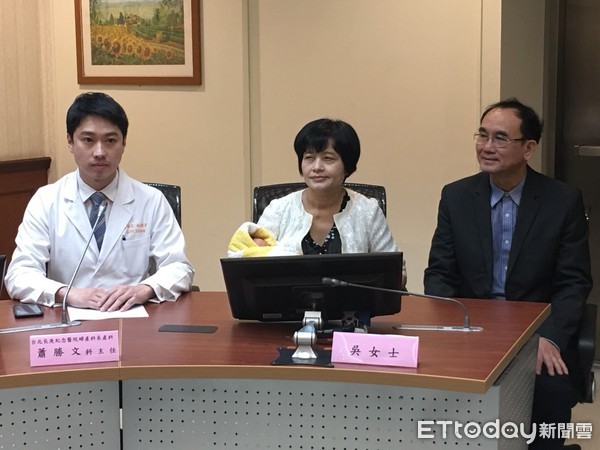 ▲長庚62歲婦自然產下第二胎 與36歲姐「同月同日生」。(圖/記者嚴云岑攝)