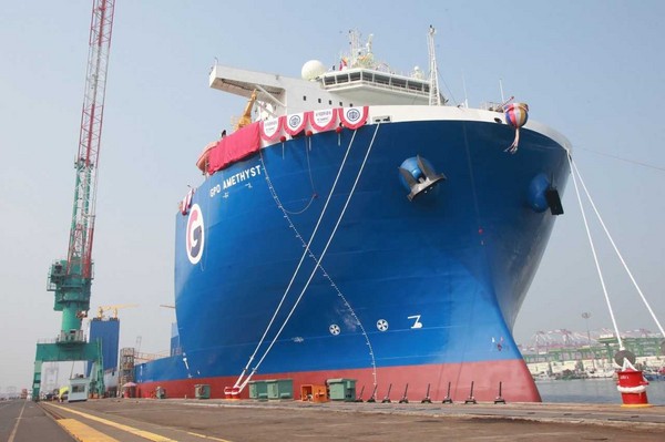 ▲▼新加坡商格陵蘭石油集團(Greenland Petroleum)旗下子公司GPO Grace Limited委託台船建造的「GPO AMETHYST輪」             。（圖／台灣國際造船提供）