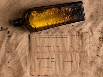 拾獲「全世界最古老」瓶中信　漂流了132年才被發現