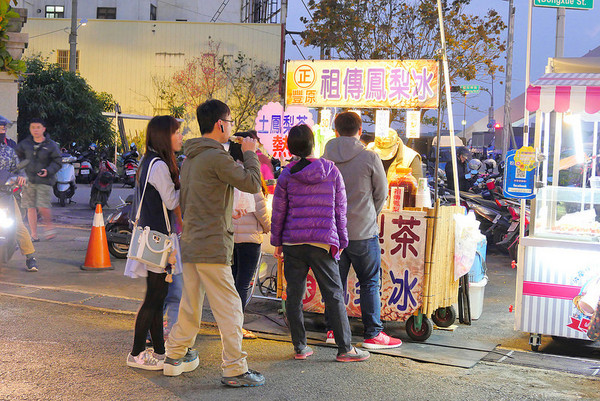 ▲▼台中 豐原祖傳鳳梨冰 旱溪夜市。（圖／橘子狗提供）