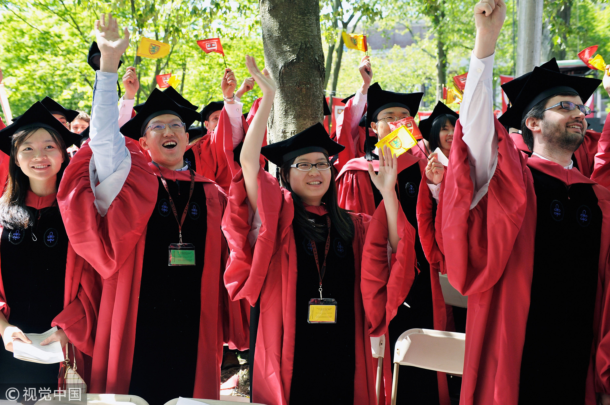 ▲▼哈佛大學畢業典禮。(圖/CFP)