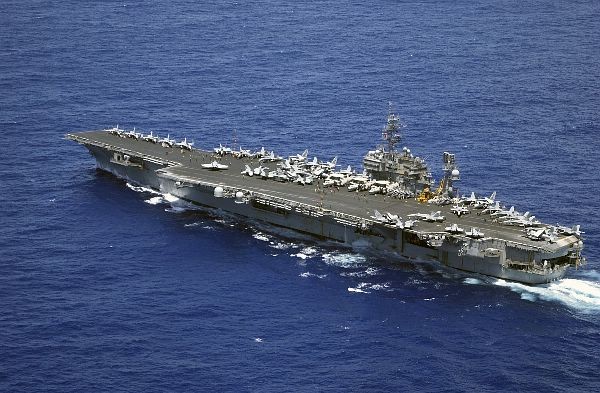 ▲▼美軍常規動力航母小鷹號(USS Kitty Hawk CV-63)，目前已經退役。（圖／翻攝自美國海軍官網）