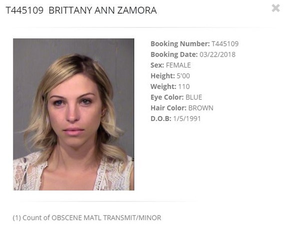 ▲▼女教師被指控提供有害物質和九項與未成年人性行為的罪名。（圖／翻攝自Maricopa County Sheriff`s Office）