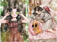 ▲南韓插畫家描繪一個人生活。（圖／翻攝自instagram＠_aeppol）