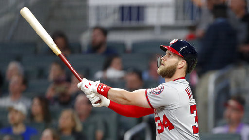 ▲▼國民，哈波（Bryce Harper）。（圖／達志影像／美聯社）