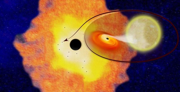 一直以來，許多天文理都曾預測每個龐大的星系附近，都可能有成千上萬的「小黑洞」，而天文學家日前已證實，在銀河系中心發現12個黑洞，而預估總數可能多達1萬個以上。（圖／翻攝自哥倫比亞大學網站）