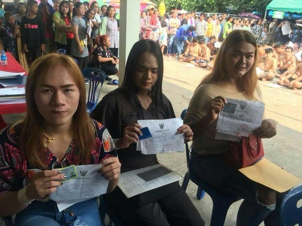 泰國軍方依身體性徵狀況，試情況給予變性人免役。（翻攝自網路）