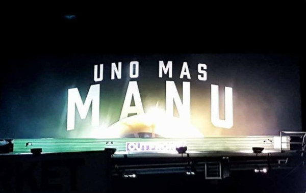 ▲聖安東尼奧出現「再來1年Manu」的廣告看板           。（圖／翻攝自InfoManu推特）