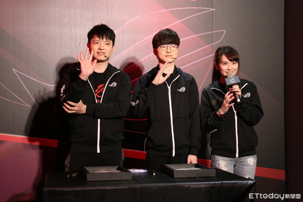 華碩,ROG,Faker,西門夜説,AHQ,SKT T1,電競,英雄聯盟（圖／記者樓菀玲攝）