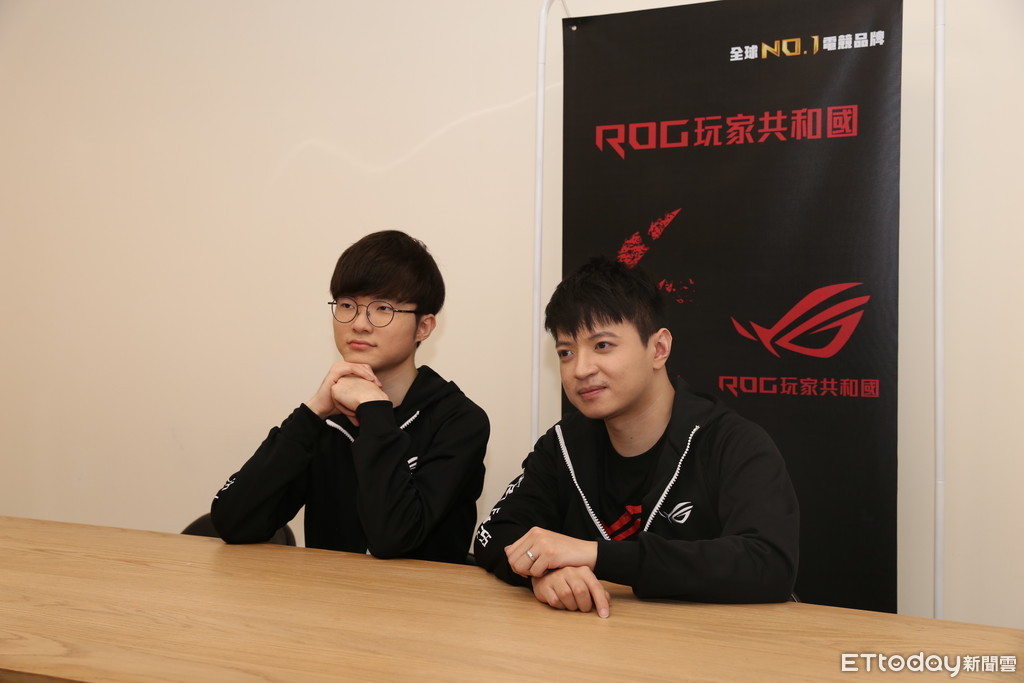 華碩,ROG,Faker,西門夜説,AHQ,SKT T1,電競,英雄聯盟（圖／記者樓菀玲攝）