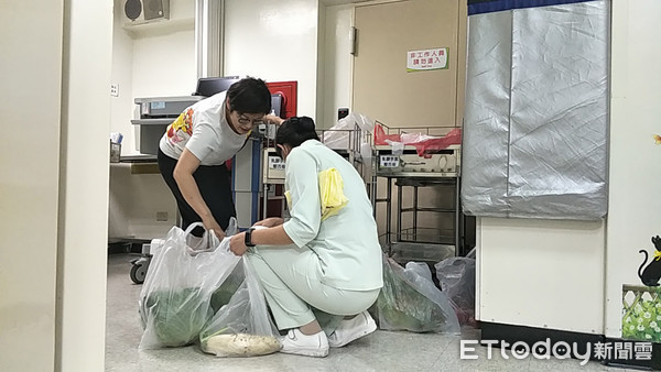 ▲彰基急診醫護呼朋引伴聯手買菜,將菜銷售一空。(圖/彰化基督教醫院提供)