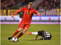 ▲中場德布勞內（Kevin De Bruyne）（圖／達志影像／美聯社）