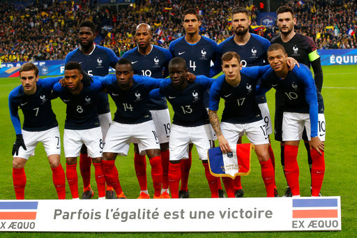 ▲法国足球国家队。(图\/达志影像\/美联社)
