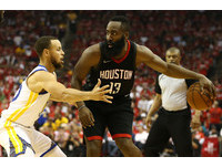 ▲▼201805015西冠G1,勇士對火箭,哈登（James Harden）。（圖／路透社）