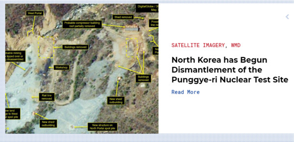 ▲▼北韓關閉核試驗場。（圖／38North）