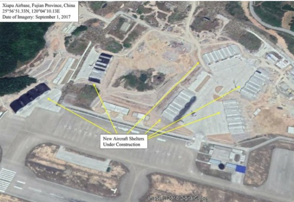 ▲▼ 解放軍在福建霞浦附近的空軍機場。（圖／翻攝自defensenews）