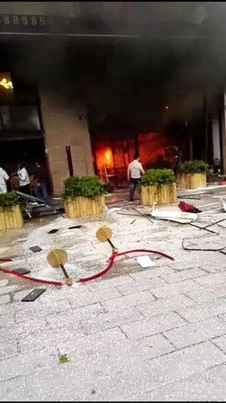 ▲▼川菜餐廳發生爆炸爆炸。（圖／翻攝自宁波网）