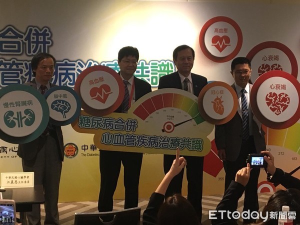 ▲糖尿病合併心血管疾病新指引。(圖/記者嚴云岑攝)