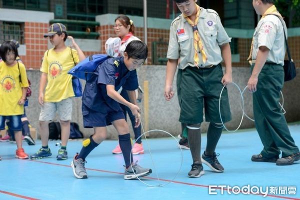 ▲桃園市107年幼童軍團聯團大會，全市23個學校及社團參加。（圖／桃園市政府提供）