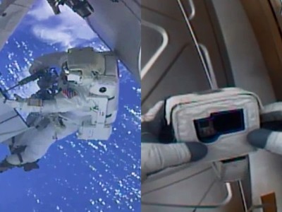 飛出地球發現記憶卡沒帶！太空人呆握GoPro　求救總部對話曝光