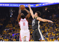 ▲▼20180523勇士對火箭G4,James Harden,哈登。（圖／路透社）
