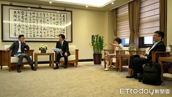 ▲林智堅拜會賴清德。(圖/翻攝自林智堅臉書)