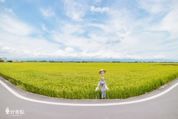 ▲宜蘭冬山鄉　三奇稻間美徑。（圖／好景點Foncc-旅遊資訊分享提供，請勿任意翻攝以免侵權）