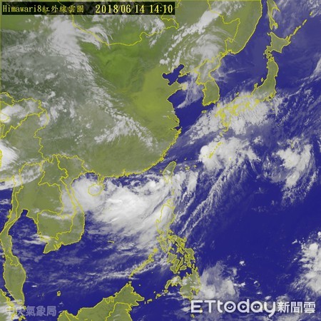 ▲雨勢集中在南台灣。（圖／翻攝中央氣象局網站）