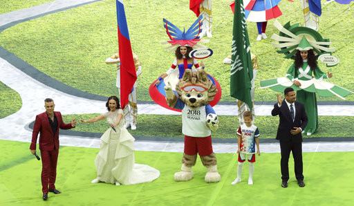 ▲2018世界盃開幕儀式。（圖／達志影像／美聯社）