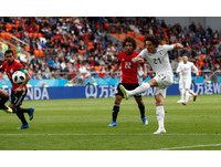 ▲▼2018世足，烏拉圭vs埃及，卡瓦尼（Edinson Cavani）。（圖／路透社）
