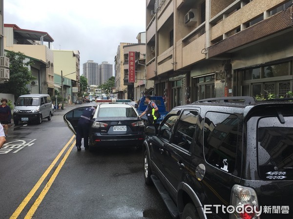 ▲警方據報在現場圍捕楊嫌未果。（圖／記者林悅翻攝）