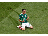 ▲墨西哥洛薩諾(Hirving Lozano)率先進球。（圖／路透社）
