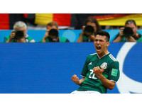 ▲墨西哥洛薩諾(Hirving Lozano)踢進致勝球。（圖／路透社）