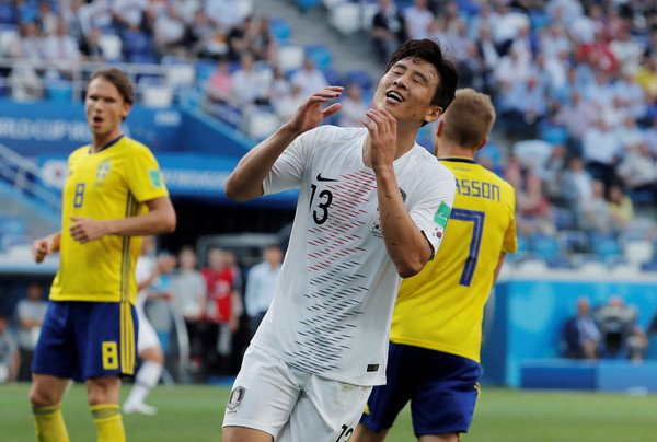 ▲南韓VS瑞典。(圖/路透社)