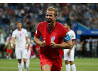 ▲▼2018世足，英格蘭vs突尼西亞，凱恩（Harry Kane）。（圖／路透社）