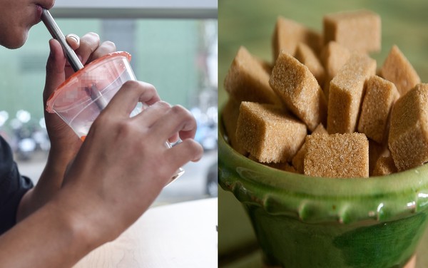 ▲最甜手搖飲相當於15顆方糖。(圖/記者李毓康攝、取自免費圖庫pixabay)