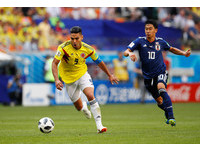 ▲哥倫比亞法爾考Radamel Falcao、香川真司。（圖／路透社） 
