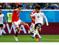 ▲▼2018世足，俄羅斯vs埃及，薩拉赫（Mohamed Salah）。（圖／路透社）