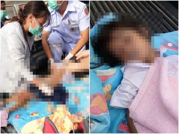 ▲▼泰國5歲女童悶死車內。（圖／翻攝臉書／Niruch Potong）