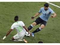 ▲▼2018世足，烏拉圭vs沙烏地阿拉伯，蘇亞雷斯（Luis Suarez）。（圖／達志影像／美聯社）