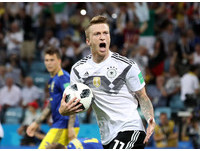 ▲德國羅伊斯(Marco Reus)進球扳平。（圖／路透社） 
