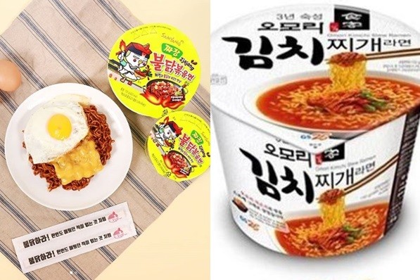 ▲泡麵開箱。(圖/裴薇FB提供)