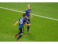 ▲2018世足賽，日本vs.塞內加爾，日本本田圭佑。（圖／路透社）