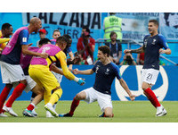 ▲▼       -2018世足,法國vs阿根廷。帕瓦德(Benjamin Pavard)進球（圖／路透社）