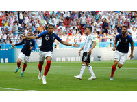 ▲▼    2018世足,法國vs阿根廷。姆巴佩(Kylian Mbappe)再進球（圖／路透社）